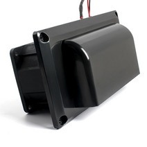 캠핑카 카라반 용품 캠핑 tytxrv 캐러밴 트레일러 사이드 에어 벤트 환기 배기 팬 rv 화이트 dc12v 13 2w for camper trailer boat marine, 검은색