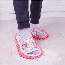 [LV432P]극세사실내화/청소슬리퍼/걸레슬리퍼/거실화, 극세사실내화(블루)