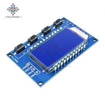 신호 발생 Diymore 1-Way PWM 펄스 주파수 듀티 사이클 조정 가능한 신호 발생기 LCD 디스플레이 1Hz-150K, 한개옵션0