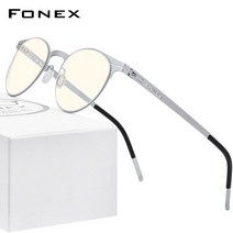연예인 반무테 금테 반뿔테 대두 성시경 안경테 FNEX 블루 라이트 차단 레트로 빈티지 라운드 안티 자