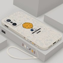 우주 비행사 실리콘 전화 케이스 샤오미 미 11 라이트 5G NE 후면 커버 12s 울트라 12x12s 10 프로 끈이 있, 08 For Mi 11 Ultra, 05 B-YK000305