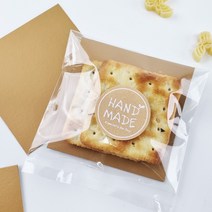 고고패키지 다용도 쿠키받침 - 금색 (100장)