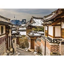 일음쇼핑^^m1000조각 직소퍼즐 서울타워가 보이는 북촌의 거리 만들기 세트 그림 게임 용품 놀이 맞추기일medi^^, ab^^선택없는, ab^^선택없는