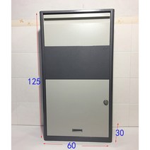 마당 가정용 무인 택배함 주택 택배 보관함 잠금장치, 17 그레이 잠금장치 110x45x26 핸드