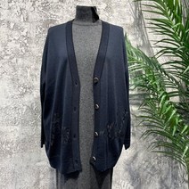 시슬리 자수 하프 가디건 SAKC12941 NY