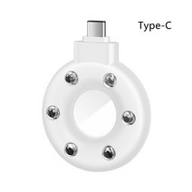 안티 비전 감지기 휴대용 휴대폰 USB 호텔 욕실에 숨겨진 카메라 엿보기 방지 보안 스파이 TYPE-C, [02] White, 02 white