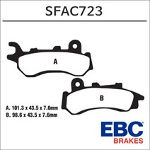 EBC브레이크패드 SFAC723