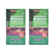 하와이스피룰리나 블루 스피루리나1000mg 권장량 2box 스피루나 효능 복용방법 차 천연 체중 블루 퍼시픽