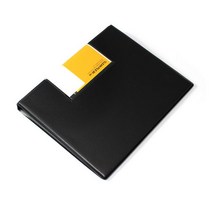 (문화) F720-6 고주파 클리어화일 A5 흑색 1권 20포켓 3공 O링