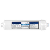 Hydronix HX-ICF-2512-ALK 알칼리성 재생 및 pH 인라인 정수 필터 모든 RO 음료 시스템에 적합 0.6cm14인치 NPT 포트 화이트 488934