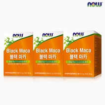 나우푸드 블랙마카 분말스틱 30포 3박스 3개월분, 60g, 3개