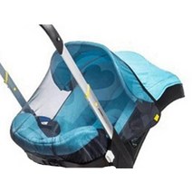 초경량 국민 기내용 오토폴딩 브랜드 유모차두나 모기장용 유모차 액세서리 교체 레인 커버 여행 가방 가죽 footmuff 커버 면 패드 방진 카시트 23, 모기장 회색