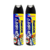 [트윈스몰] 불스원 겨울철 필수템! 불스원 레인OK 스프레이체인 500ml 빙판길 눈길 스노우 체인 뿌리는 체인, 2개