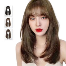 데일리위그 여성 생머리 통가발 자연스러운 내추럴 롱가발, passionstory 1, passionstory 브라운