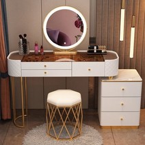 드레싱 테이블 조명 의자 공예 화장대 메이크업 패션 직사각형 베니티 세트 XF50YH Muebles Completos 가구, 03 120 cm