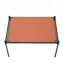 감성캠핑 장박 간지템 가죽 테이블 매트 차박 차크닉 힐링캠프 글램핑 카박, M-블랙