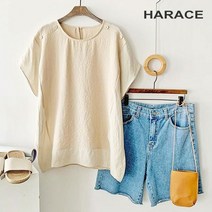헤레이스 배색지지미블라우스 CHF22SS653