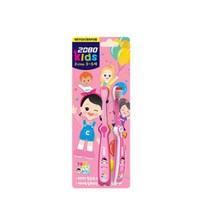 애경 2080키즈칫솔 2단계 2입 여아용 캐리/콩순이 랜덤발송