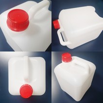 HDPE 다목적 용기 플라스틱통 약수통 유약통 말통 기름통 등유통 캠핑통 8리터
