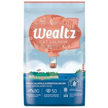 웰츠 연어 고양이 사료, 1.2kg, 1개