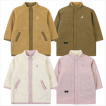 [캉골키즈]AODCJP00090 롱 리버서블 쉬어링 파카 OD 0009