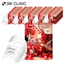 3W CLINIC 후레쉬 석류 마스크 시트 50매