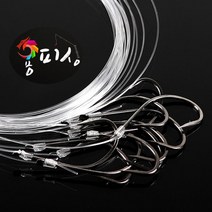선상 우럭 묶음바늘 채비 10개입 24호 기둥줄 침선 우럭낚시 모듬바늘/우럭바늘, 24호(10개입)