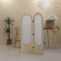 고야 폴리 자작나무 낮은 2단 파티션 (1200) 까페 사무실 칸막이 인테리어 가림막 가벽, 투명