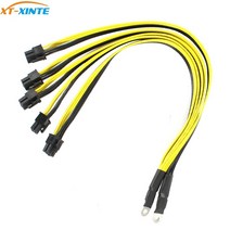 2pcs S7 S9 5X PCI-E PCIe 6Pin GPU 그래픽 카드 분배기 전원 케이블 BTC Miner Bitcoin Litecoin S11 T9 X10 L3 A3, 중국, 40cm