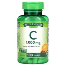 Natures Truth (네이처스 트루스) 야생 로즈힙 함유 비타민C 1000mg 100정