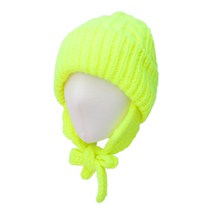 라핑 도톰 귀달이 비니 골지 꽈배기 뜨개 니트 귀도리 방한 모자