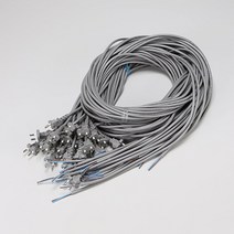 원형무접지 파워코드 전원케이블 전원선 0.75SQ 2P 1.0SQ 2P 1.5SQ 2P, 1.5SQ×2C, 3M