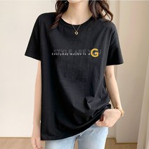 [오늘발송] 스타일아유 여성용 레터링 반팔 티셔츠 TS495[AYG6TS495A]