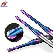 목공기계 공구 재단기 밀링 머신 HRC65 엑스트라 롱 볼 노즈 엔드 밀 1 개 2 플루트 목공 도구 CNC 마무리, 01 HRC65_14 R0.75x6x4x50mm