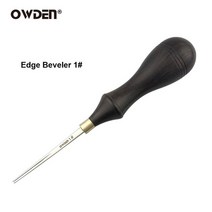 OWDEN 가죽 가장자리 베벨 도구 스카이빙 전문가용 모따기, 01 01