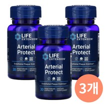 Life Extension 라이프익스텐션 아테리얼 프로텍트 30캡슐 프로시아니딘 Pycnogenol, 30정, 3개