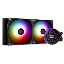 열교환기 커스텀수냉 Thermalright-겨울왕국 mtte 240 ARGB CPU 워터 쿨러 컴퓨터 냉각 액체 팬 라디에이, 02 Frozen Notte 240 BK