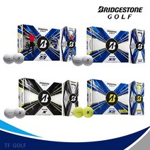 브리지스톤 투어 B XS 타이거우즈 투어 B X 골프공, XS 옐로우/선물포장