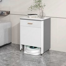 로봇청소기 수납장 이동식 보관함 도어 베란다장, A