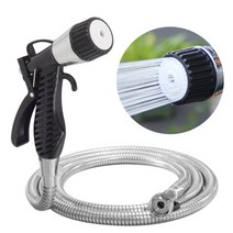 스프레이건 메탈호스2M세트/욕실 청소샤워기 물분사건, 단품