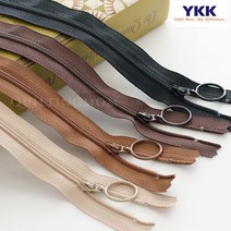 퀼팅맘 YKK지퍼 링코일 자크 내츄럴, 14. 와인버건디[35cm], 1개