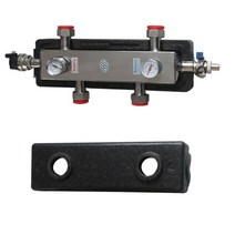 물 ufh 매니 폴드 언더 플로어 3/4 1 인치 유압 분리기 보일러 버디 버퍼 탱크 3/4 인치 바닥 난방 제어, DN20