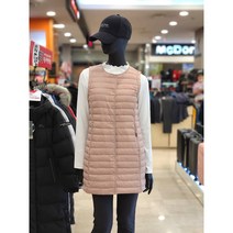 네파 여성 아리아 롱 구스다운 베스트 조끼 7F61302