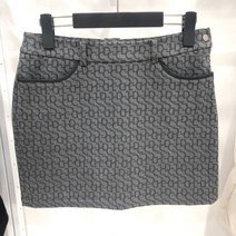 까스텔바작 로고 자카드 스판 H형 큐롯 스커트 BG0WCU801