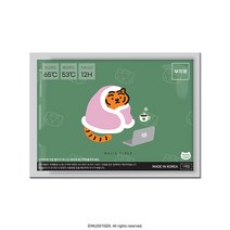 무직타이거 붙이는 부착용 핫팩 소형 50g, 120개
