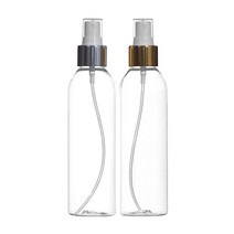 금속스프레이용기 120ml 150ml 200ml 250ml 300ml 500ml 미스트 공병 화장품 소분 용기, 1개, 200ml투명 골드캡