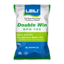 코리아아그로 더블윈 5kg 유기 복합비료 퇴비 유기물 비료 토양개량제 밑거름 웃거름, 단품