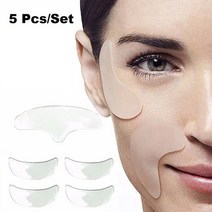 미간주름 팔자주름패치 재사용 가능한 실리콘 주름 방지 패치 얼굴 이마 볼 턱 스티커 안티 에이징 스킨 리프팅 제거 스트립, [02] 5pcs in 1 set