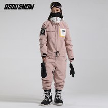 GsouSnow 공식 직영 설복 점프슈트 여성용 단판 더블 보드 두껍게 하다 보온하다 겨울 헐렁하다 남성용 점프슈트 남녀공용 스키복 방풍 방수 방한 보온 보드복