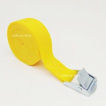 옷걸이줄 차량행거로프2.5M 자동차 오토바이 자전거 강력한 래칫 벨트 장력 로프 카고 스트랩 수하물 가, 03 Yellow